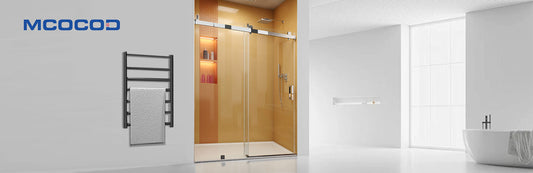 MCOCOD SS08 Soft-Closing Single Sliding Frameless Shower Door