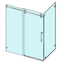 Round Guide Rail Single Sliding Door with Return Panel--SS04-RP