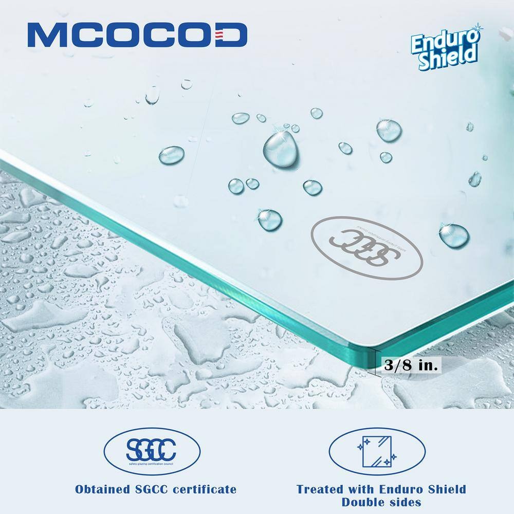 Mcocod Shower Doors Treated with EnduroShield